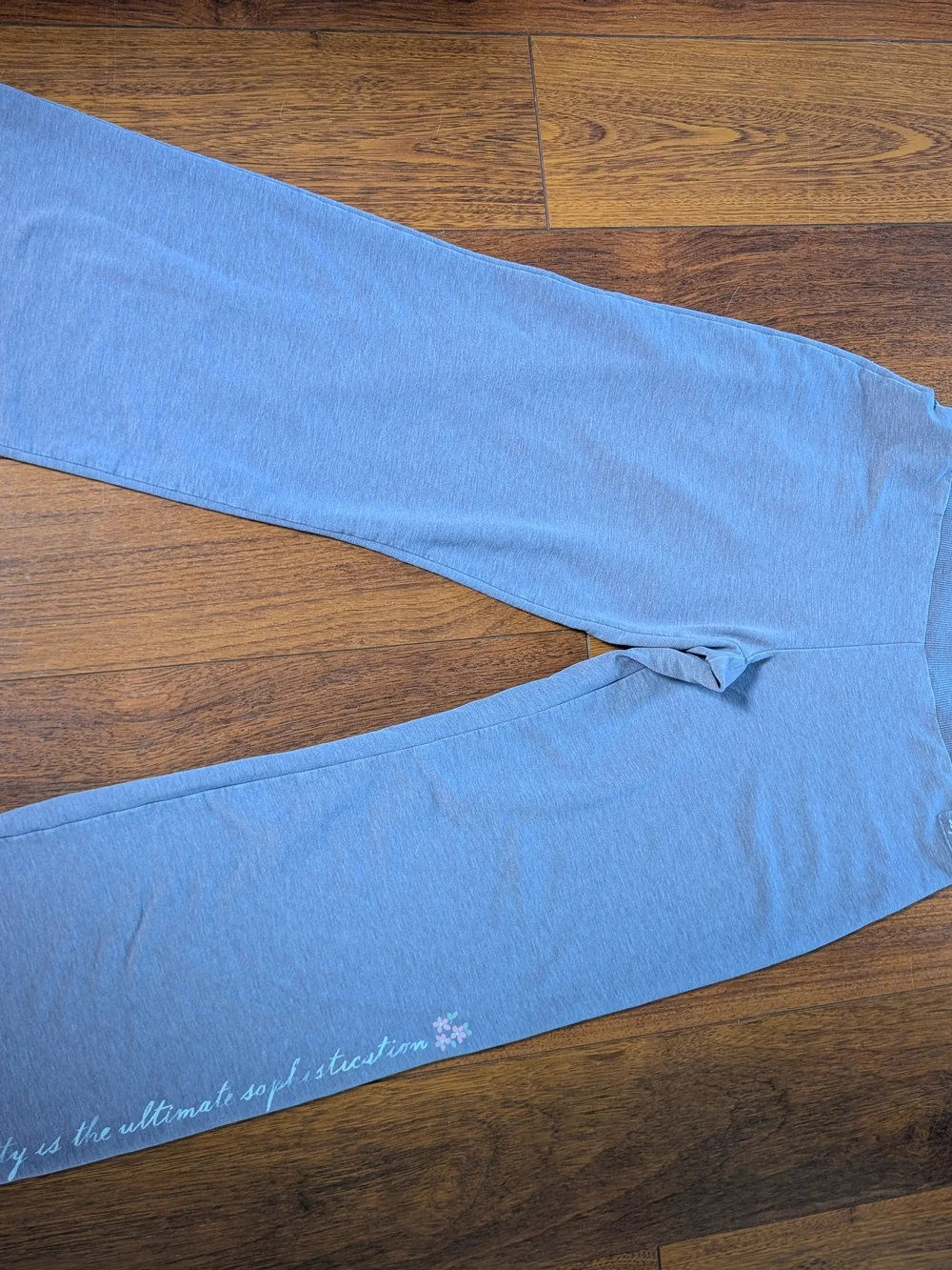 Life Is Good Lavender-Mauve Wide Leg Yoga Pants - Picture 3 of 5